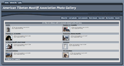 Desktop Screenshot of gallery.tibetanmastiff.org